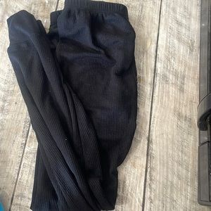 waffle knit thermal bottom